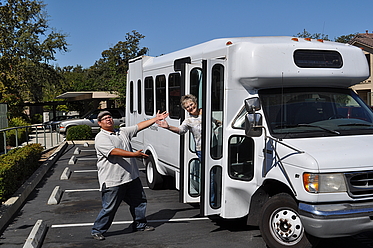 Free shopping shuttle twice a week~FUN!